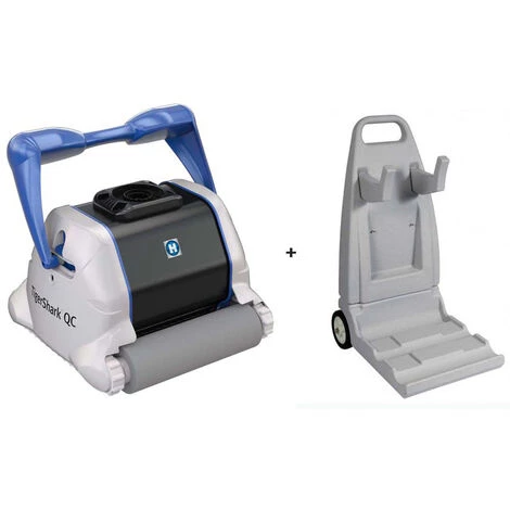Robot De Piscine électrique TigerShark QC Brosses Mousse + Chariot - Hayward 1 Robot De Piscine électrique TigerShark QC Brosses Mousse + Chariot - Hayward