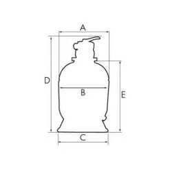 HAYWARD Filtre A Sable Piscine Powerline Top 6 M3/h -HAYW ARD Soldes 15013378 4