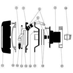 Chapeau Presse Etoupe PHP34010 Projecteur Cofies Premium 100W - HAYWARD -HAYW ARD Soldes 18149405 5
