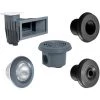 Pack Pièces à Sceller Gris Foncé Pour Piscine 10 X 5 M - Hayward - Gris