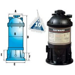 Filtre à Cartouche Pour Piscine Hayward Star Clear - 6 M³/h -HAYW ARD Soldes 7056486 3