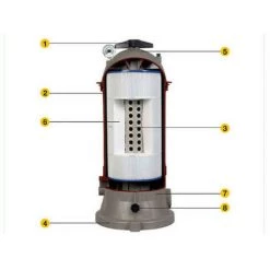 Filtre à Cartouche Pour Piscine Hayward Star Clear - 6 M³/h -HAYW ARD Soldes 7056486 4