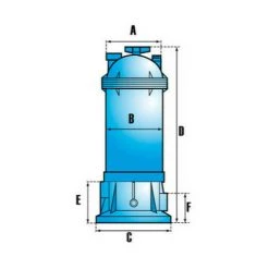 Filtre à Cartouche Pour Piscine Hayward Star Clear - 6 M³/h -HAYW ARD Soldes 7056486 5