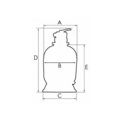 Filtre à Sable Piscine Hayward Powerline Top 14m/h -HAYW ARD Soldes 7056501 4