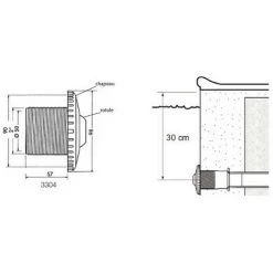 Buse De Refoulement Pour Piscine Béton Cofies Hayward - Blanc -HAYW ARD Soldes 7447640 3