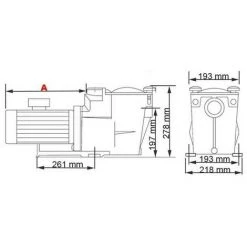 Pompe De Filtration Piscine Super Pump Hayward 3/4 Cv Mono 11 M³/h 1''1/2 -HAYW ARD Soldes 7723643 5