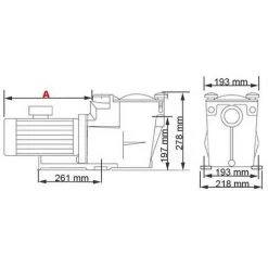 Pompe De Filtration Piscine Super Pump Hayward 1,5 Cv Mono 18 M³/h 2" Sp2616xw221 -HAYW ARD Soldes 7723646 5